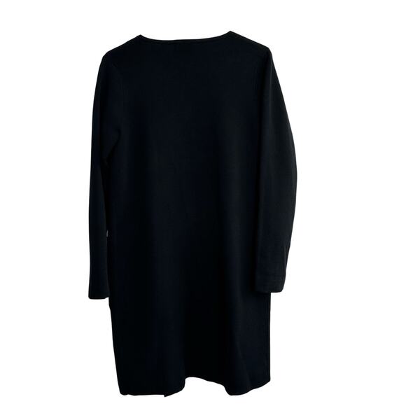 J. Crew Juliette Collarless Sweater Blazer Women XS Black Career Office Capsule - Picture 2 of 8